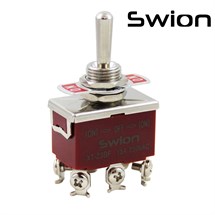 IC-160S SWION Toggle Switch 6P MOM-OFF-MOM Ø12mm